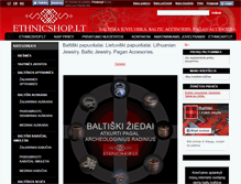 Tablet Screenshot of ethnicshop.lt